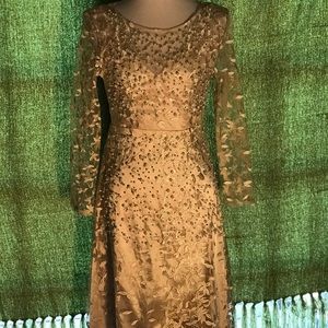 Lace & Pearl  Cocktail Wedding Party Dress